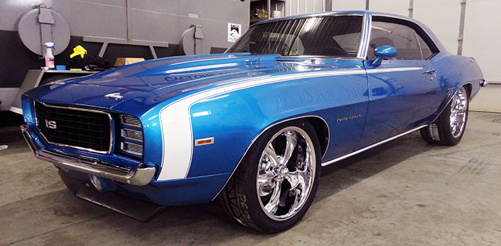 Mark Lindberg's 1968 Camaro with a GM LSA Supercharged Engine