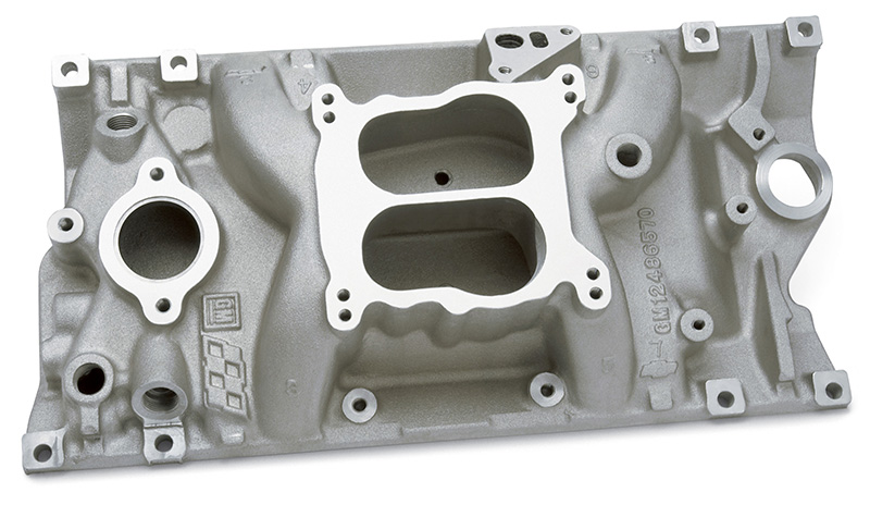 Chevy Small Block Intake Manifold, Vortec Head Design (Dual Pattern