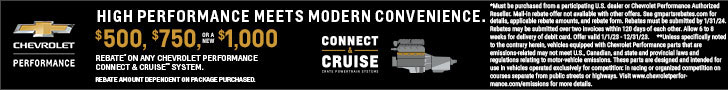 Chevrolet Performance Connect and Cruise Rebate