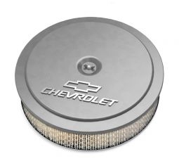 14" x 3" Air Cleaner Kit GM Muscle Series Natural Finish w/paper filter