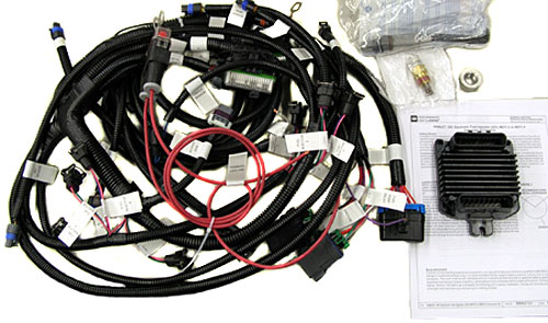 MEFI 4 ECU and Wire Harness Kit, Ram Jet 350: GM ... f1 engine diagram 