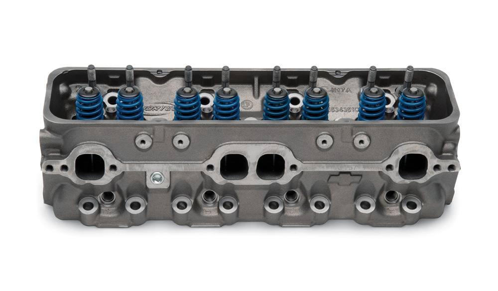 Small-Port Vortec Bowtie Cylinder Head Assembly: GM Performance Motor