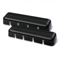 LS Coil Covers, Big Block Chevy Replica - Satin Black Finish