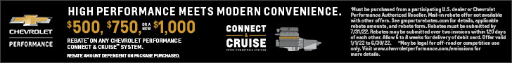 Chevrolet Performance Connect and Cruise Rebate
