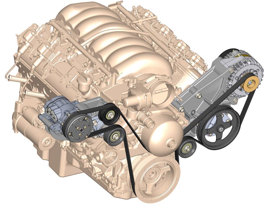 WEB限定デザイン HOLLEY LS/LT COMPLETE ACCESSORY DRIVE KIT, INCLUDES SD7 A/C  COMPRESSOR,ALTERNATOR,POWER STEERING PUMP,BELT ＆ PULLEYS,HIGH MOUNT  ACCESSORY DRIVE STYLE