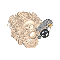 LS/LT High-Mount Alternator & Power Steering Pump Accessory Drive Kit - Driver's Side Bracket