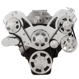 Big Block Chevy All Inclusive Wraptor Serpentine System - Polished Finishes