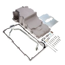 LS Aluminum Rear Sump Low-Profile Retro-Fit Oil Pan - Satin
