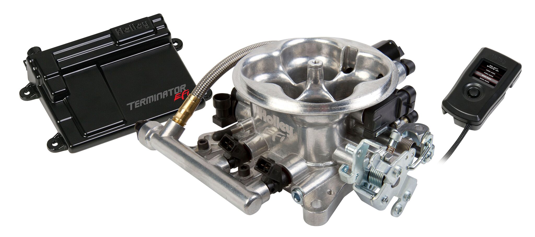 Holley Terminator™ EFI 4bbl Throttle Body Fuel Injection System V8 4 ...