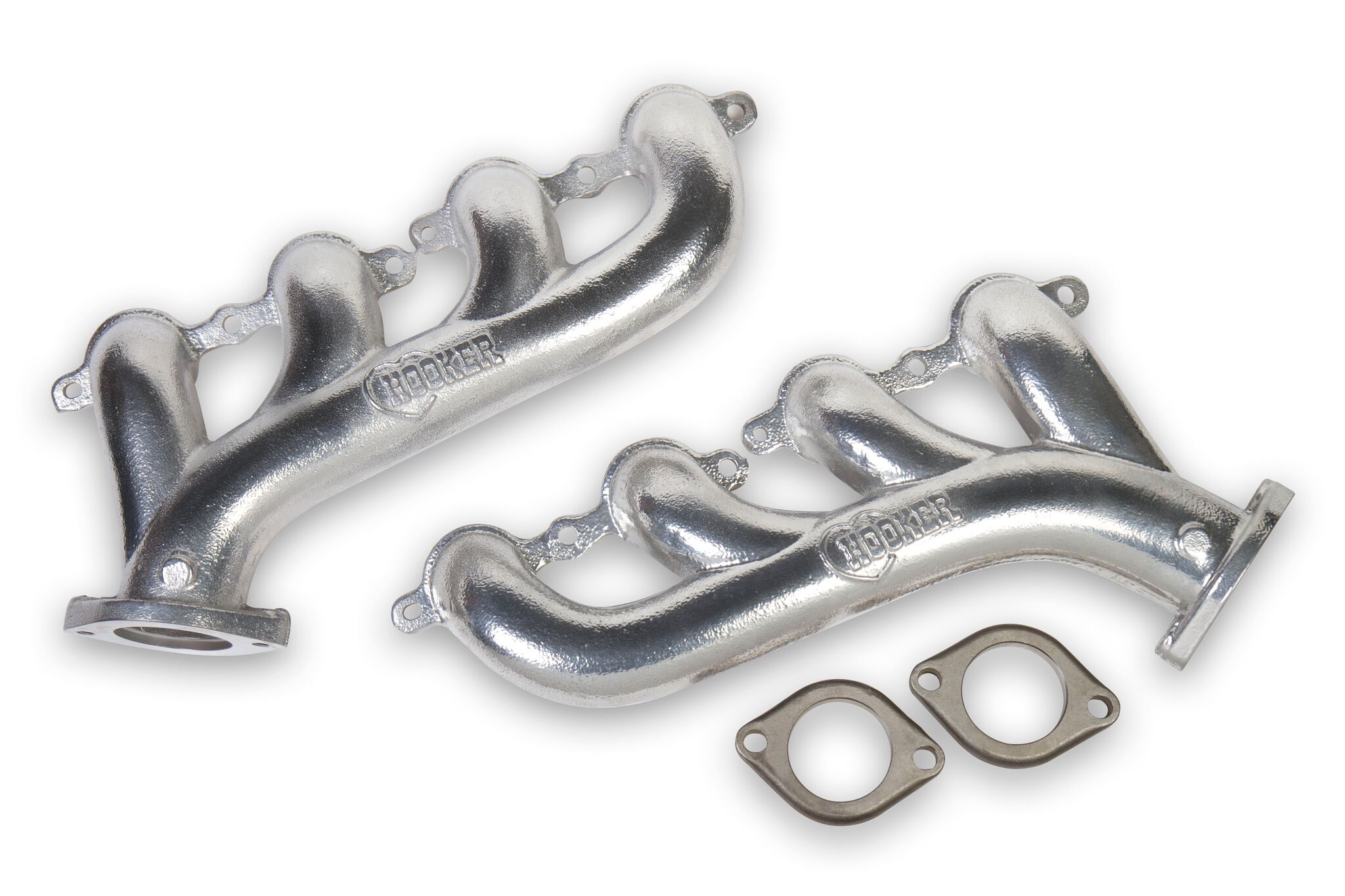 GM LS (except LS7 & LS9) Exhaust Manifolds Silver Ceramic Finish GM