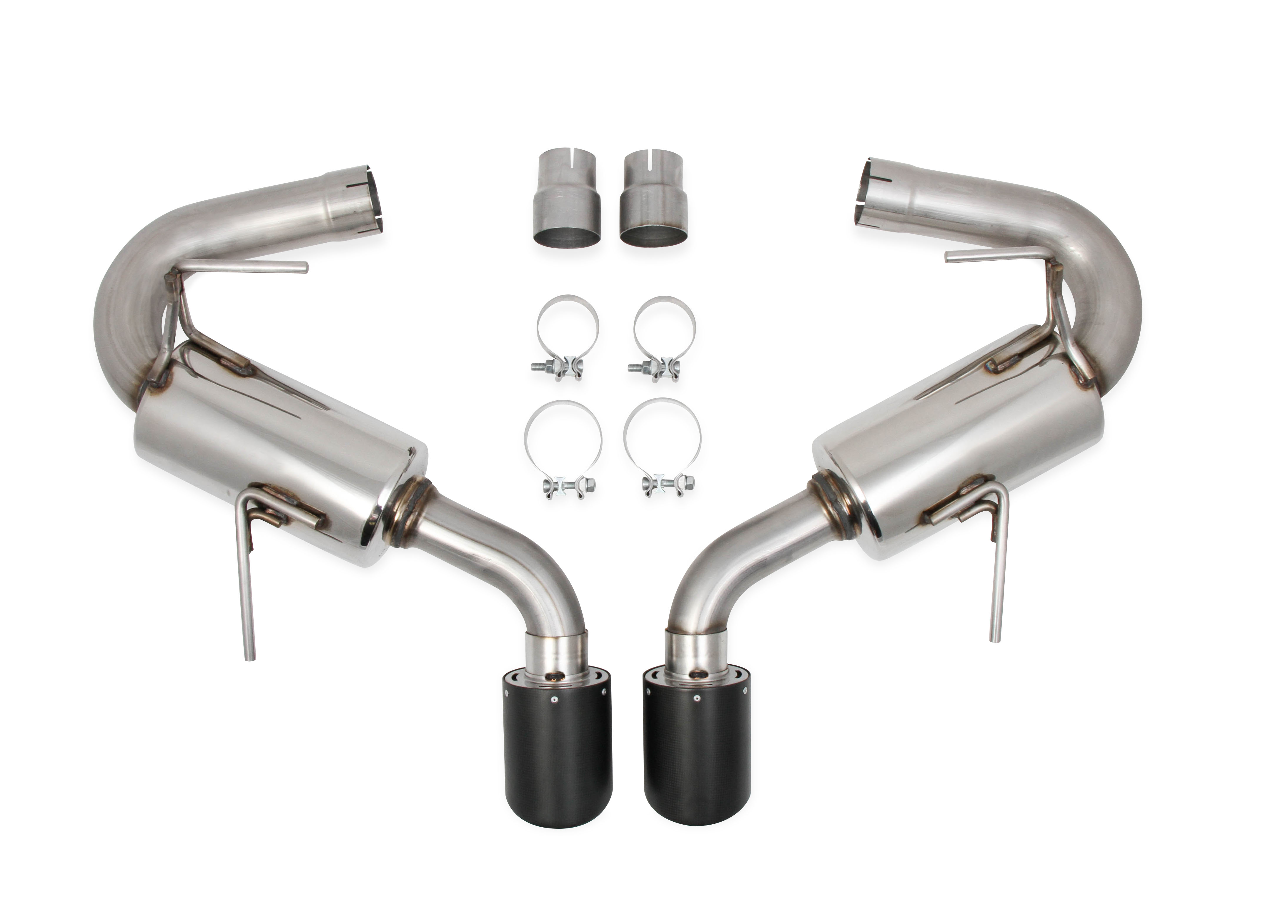 2011-2015 CTS-V Coupe 6.2L V8 3" 304SS Axle-Back Exhaust System, Carbon
